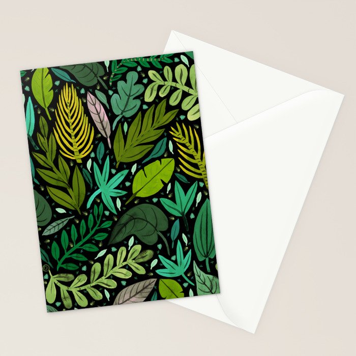 Green Scatter Stationery Card Gallery Image 2