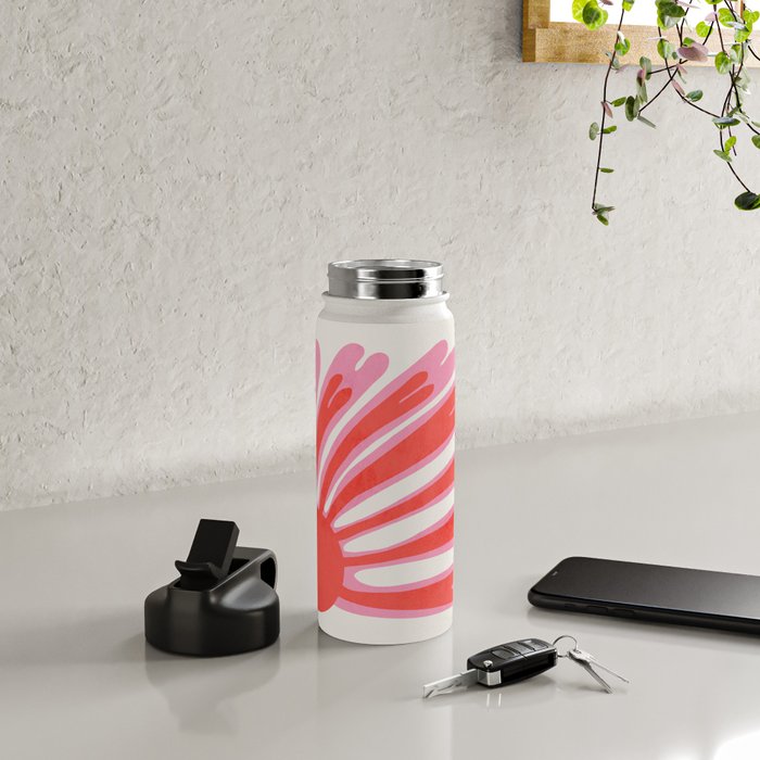 Tart & Amaranth: Wild Flower | Matisse Foliage Paper Cutouts Water Bottle Gallery Image 4