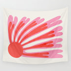 Tart & Amaranth: Wild Flower | Matisse Foliage Paper Cutouts Wall Tapestry Gallery Image 4