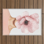 flower Outdoor Rug Gallery Image 1