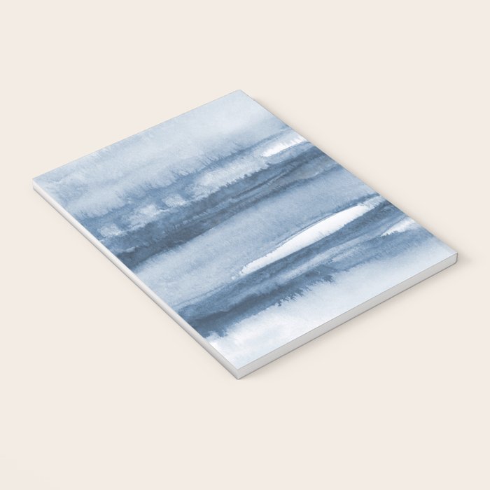 Indigo Clouds, Blue Abstract Art Notebook Gallery Image 3