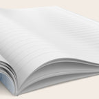 Indigo Clouds, Blue Abstract Art Notebook Gallery Image 2