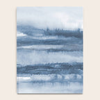 Indigo Clouds, Blue Abstract Art Notebook Gallery Image 4