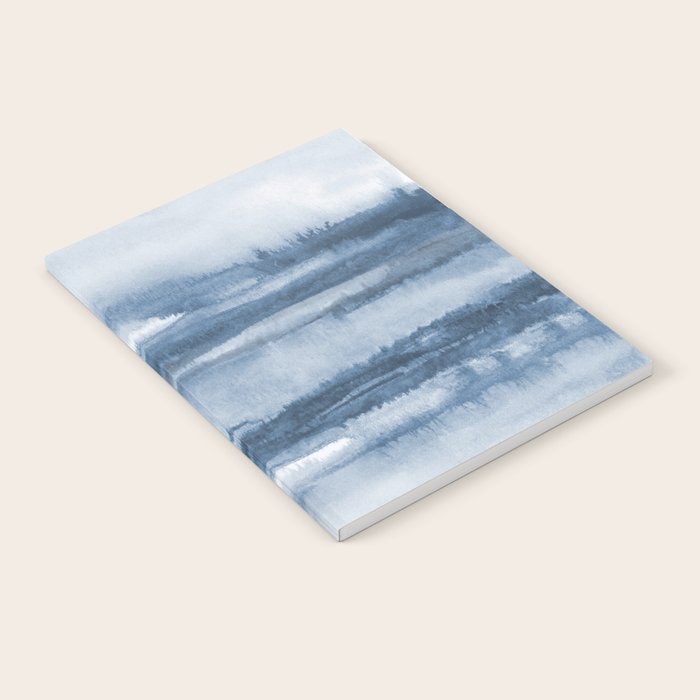 Indigo Clouds, Blue Abstract Art Notebook Gallery Image 2