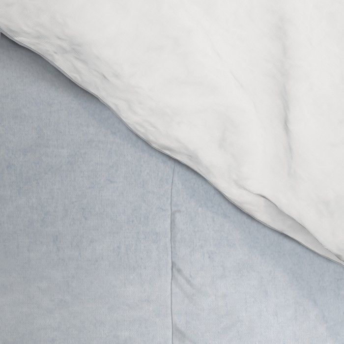 Indigo Clouds, Blue Abstract Art Comforter Gallery Image 4