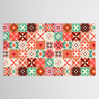 Winter Quilt Pattern no4 Tablecloth Gallery Image 2