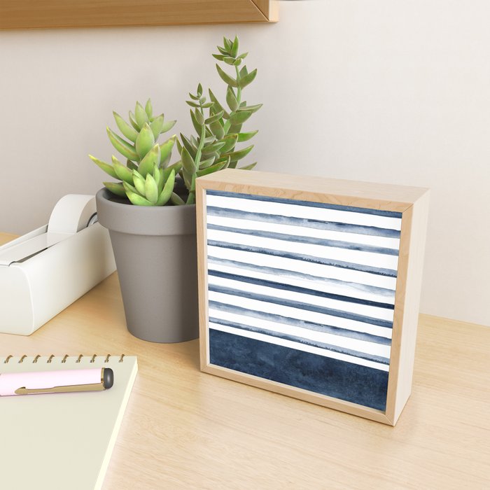 Stripes | Watercolor Pattern Mini Art Print Gallery Image 2