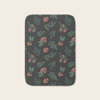 Yuletide Botanical Print Bath Mat Gallery Image 1
