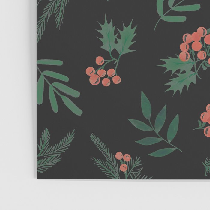 Yuletide Botanical Print Poster Gallery Image 3