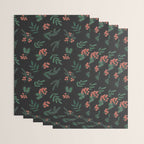 Yuletide Botanical Print Wrapping Paper Gallery Image 3