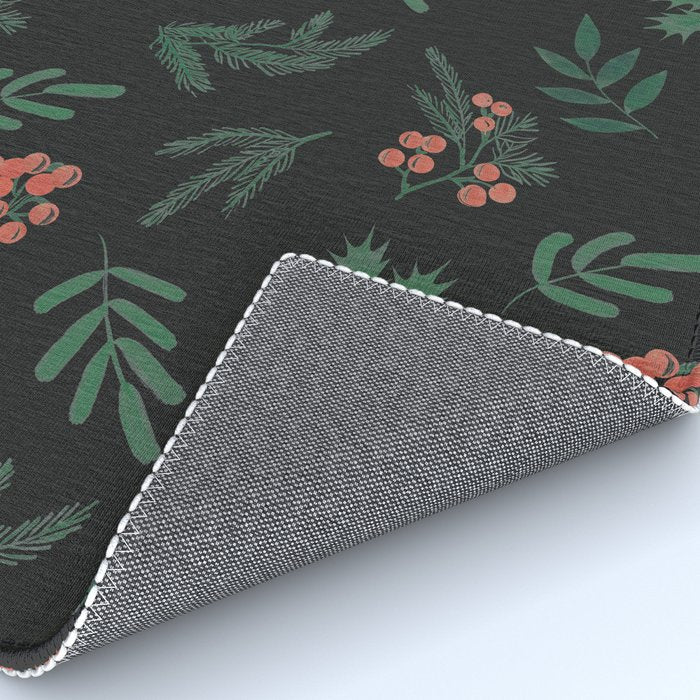 Yuletide Botanical Print Rug Gallery Image 4
