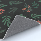 Yuletide Botanical Print Rug Gallery Image 4