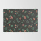 Yuletide Botanical Print Rug Gallery Image 2