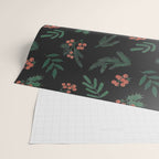 Yuletide Botanical Print Wrapping Paper Gallery Image 2
