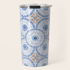 Boho Tiles Mandala Travel Mug Gallery Image 1