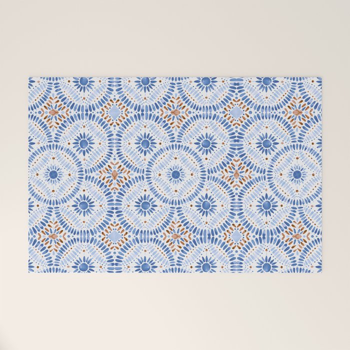 Boho Tiles Mandala Welcome Mat Gallery Image 1