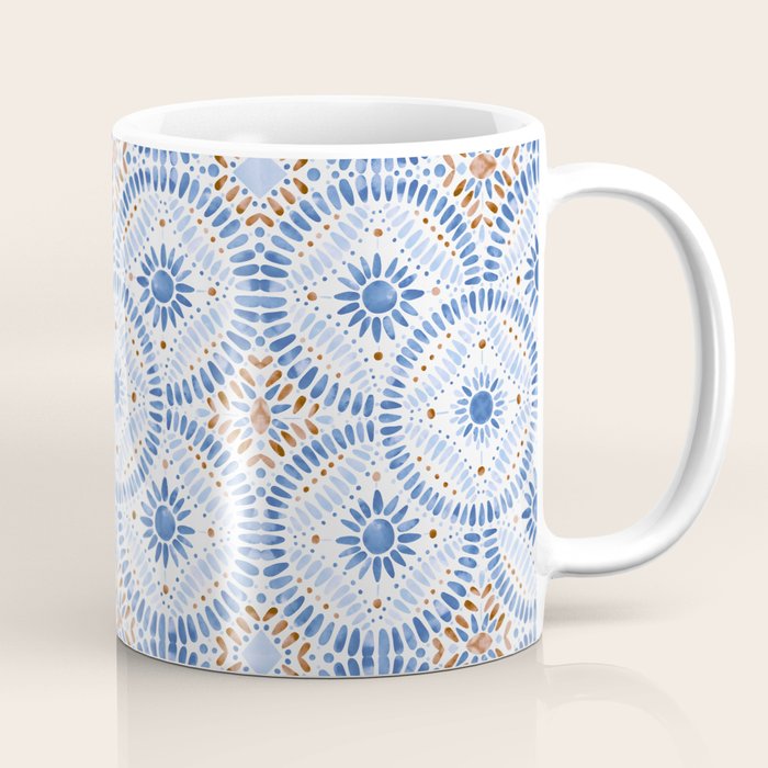 Boho Tiles Mandala Coffee Mug Gallery Image 1