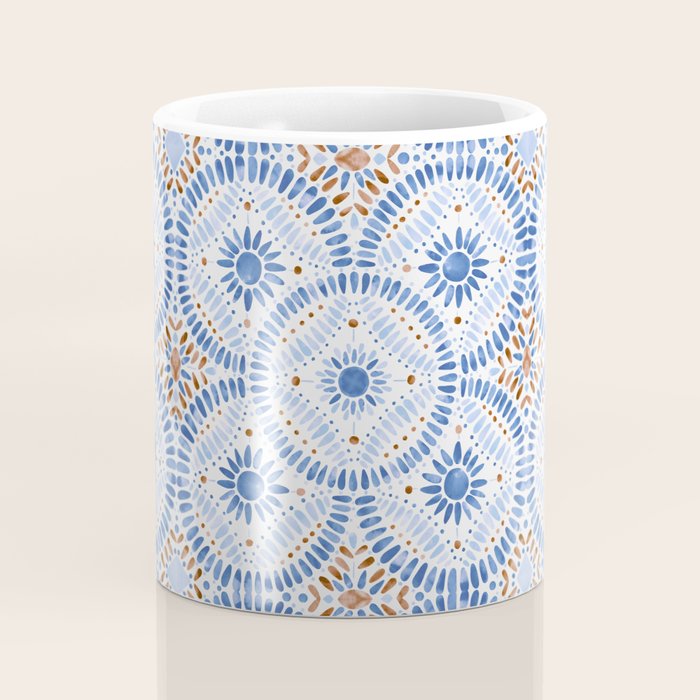 Boho Tiles Mandala Coffee Mug Gallery Image 4