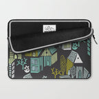 City life neighborhood moonless night Laptop Sleeve Gallery Image 2