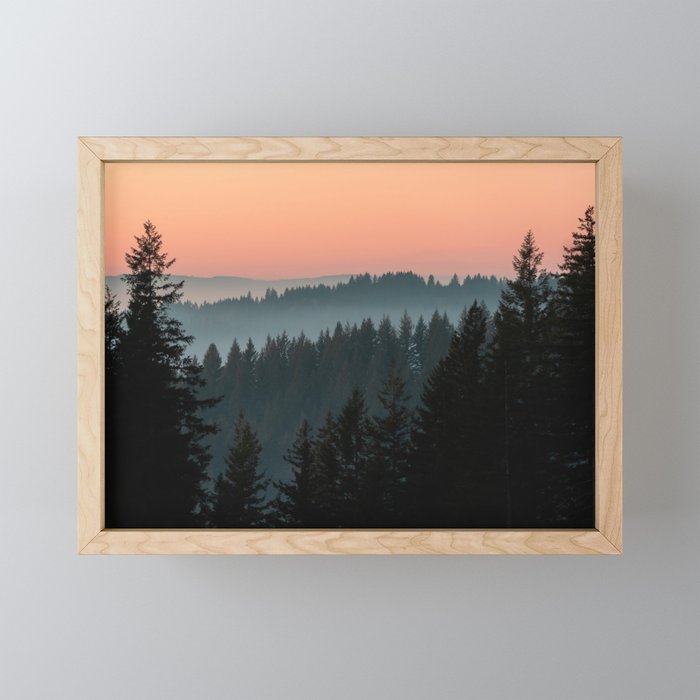 PNW Sunset Mini Art Print Gallery Image 1