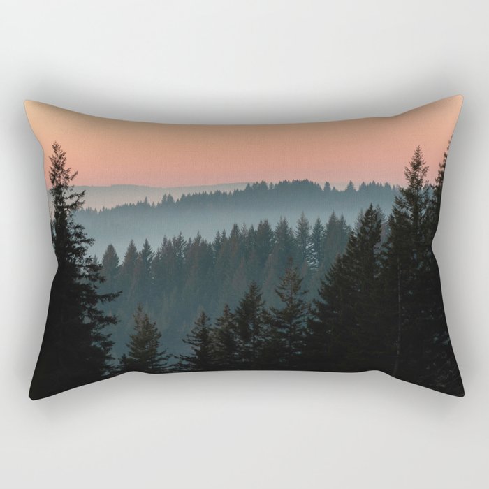 PNW Sunset Rectangular Pillow Gallery Image 2