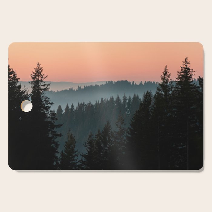 PNW Sunset Cutting Board Gallery Image 1