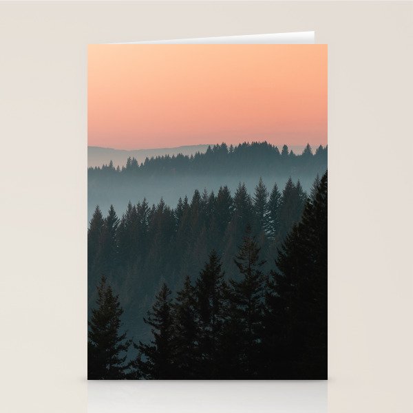 PNW Sunset Stationery Card Gallery Image 2