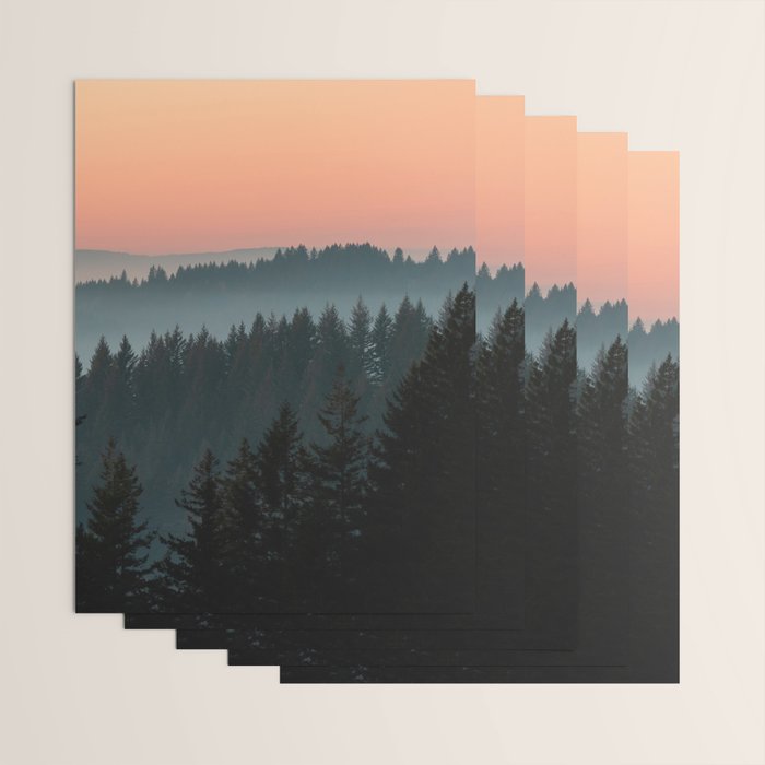 PNW Sunset Wrapping Paper Gallery Image 3