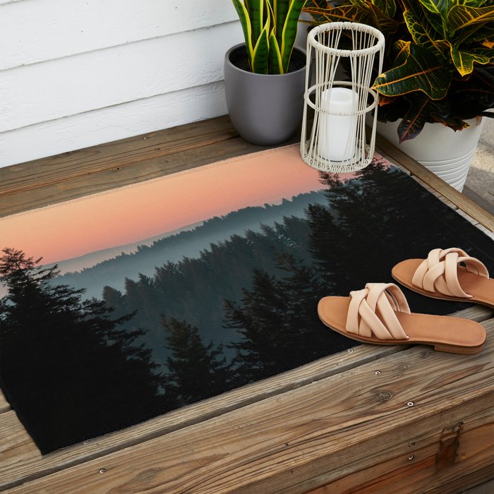 PNW Sunset Outdoor Rug Gallery Image 2