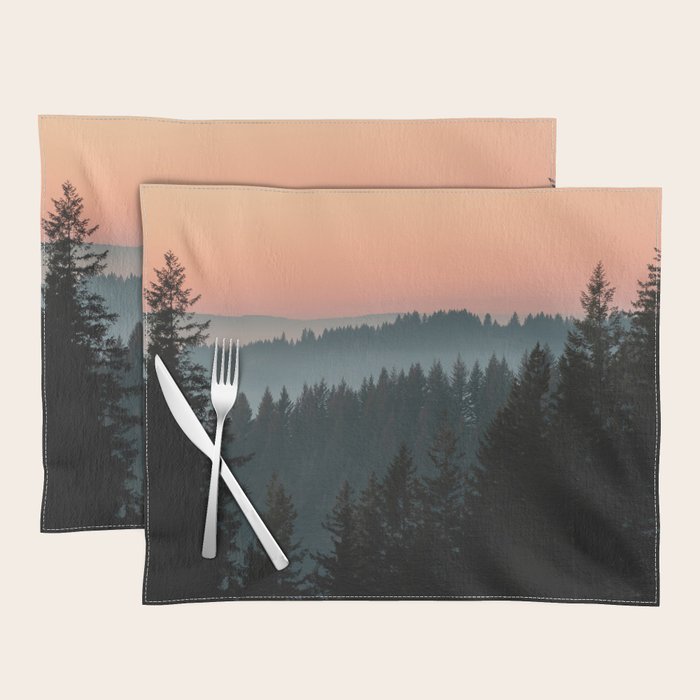 PNW Sunset Placemat Gallery Image 1