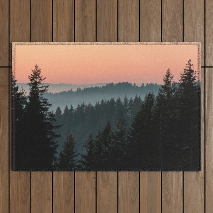 PNW Sunset Outdoor Rug Gallery Image 1