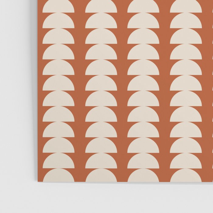 Maude Pattern - Vintage Orange Poster Gallery Image 3
