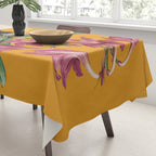 Flowers in Black Vase 2 Tablecloth Gallery Image 3