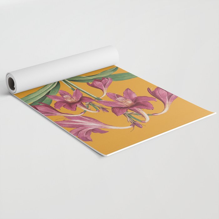 Flowers in Black Vase 2 Yoga Mat Gallery Image 2