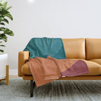 Almond Abstract XII Throw Blanket Gallery Image 1