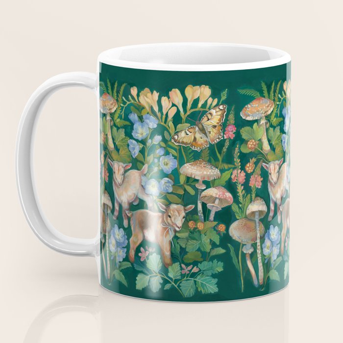 Baby Goat Garden Coffee Mug Gallery Image 3