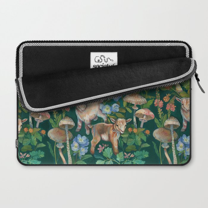 Baby Goat Garden Laptop Sleeve Gallery Image 2