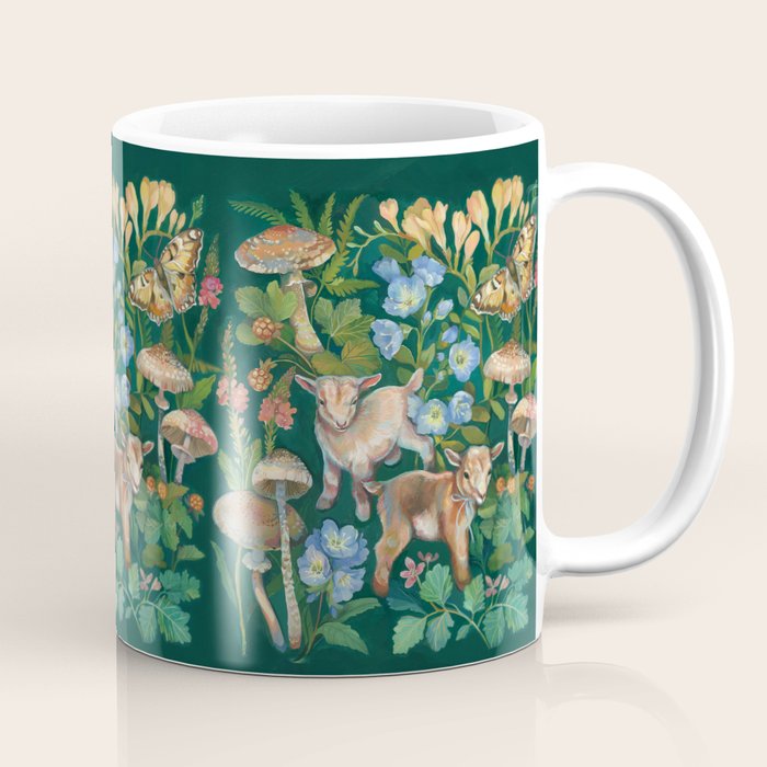 Baby Goat Garden Coffee Mug Gallery Image 1