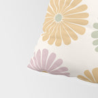 Retro Summer Daisies III Pillow Sham Gallery Image 4