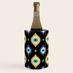 Mystic Evil Eyes on Black Wine Chiller Gallery Image 1