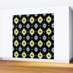 Mystic Evil Eyes on Black Wall Mural Gallery Image 2