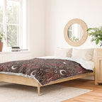 Cowboys and Cacti - manzanita brown Duvet Cover Gallery Image 2