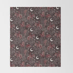Cowboys and Cacti - manzanita brown Throw Blanket Gallery Image 2