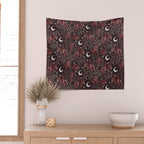Cowboys and Cacti - manzanita brown Wall Tapestry Gallery Image 2