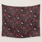 Cowboys and Cacti - manzanita brown Wall Tapestry Gallery Image 4