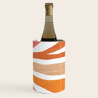 Retro abstract sun in pink, peach, yellow, orange Wine Chiller Gallery Image 3