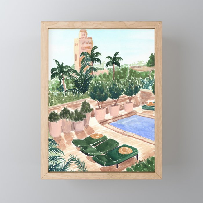 Moroccan Hotel Mini Art Print Gallery Image 1