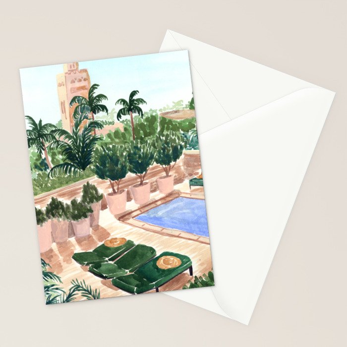 Moroccan Hotel Stationery Card Gallery Image 2