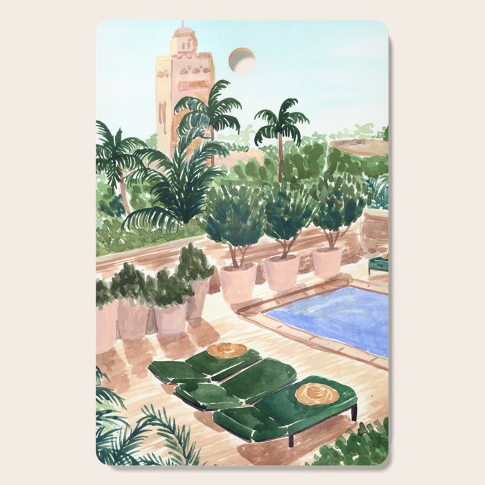 Moroccan Hotel Cutting Board Gallery Image 1
