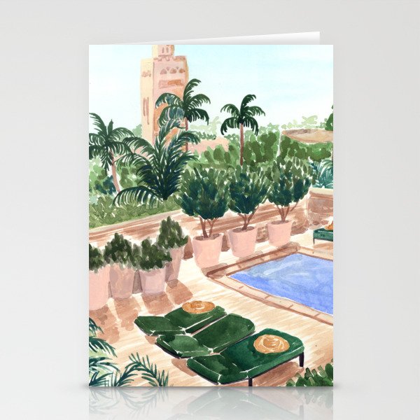 Moroccan Hotel Stationery Card Gallery Image 1